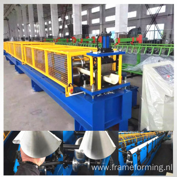 G550 steel rain gutter roll forming machine